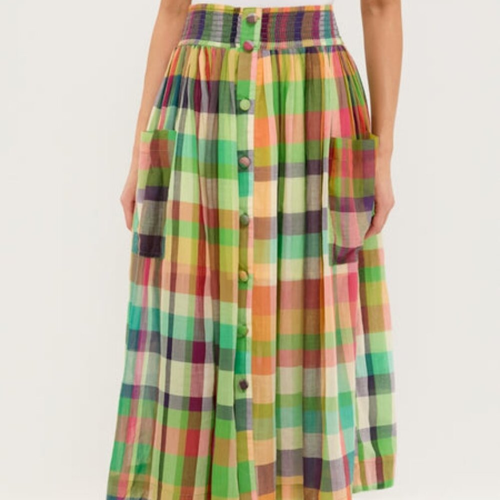 Ambrosia Check Seraphina Skirt